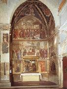 Domenico Ghirlandaio family chapel of the Sassetti oil